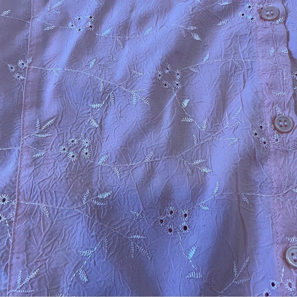 Lemon Grass Studio Women's Button Down Blouse Size Small - Picture 4 of 9
